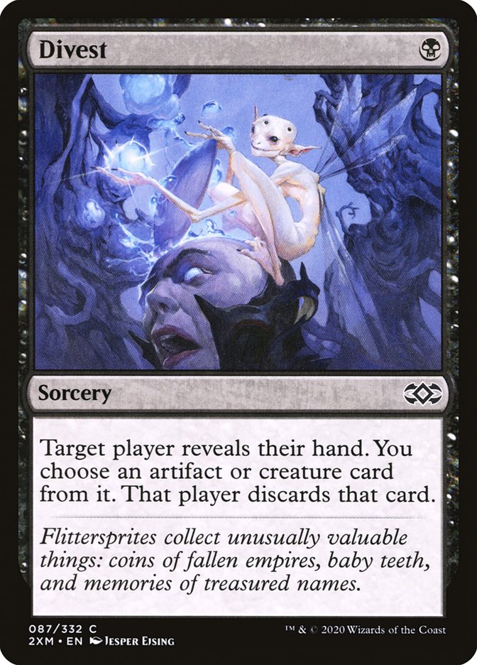 Divest – Common Magic: The Gathering card from Double Masters (#87)