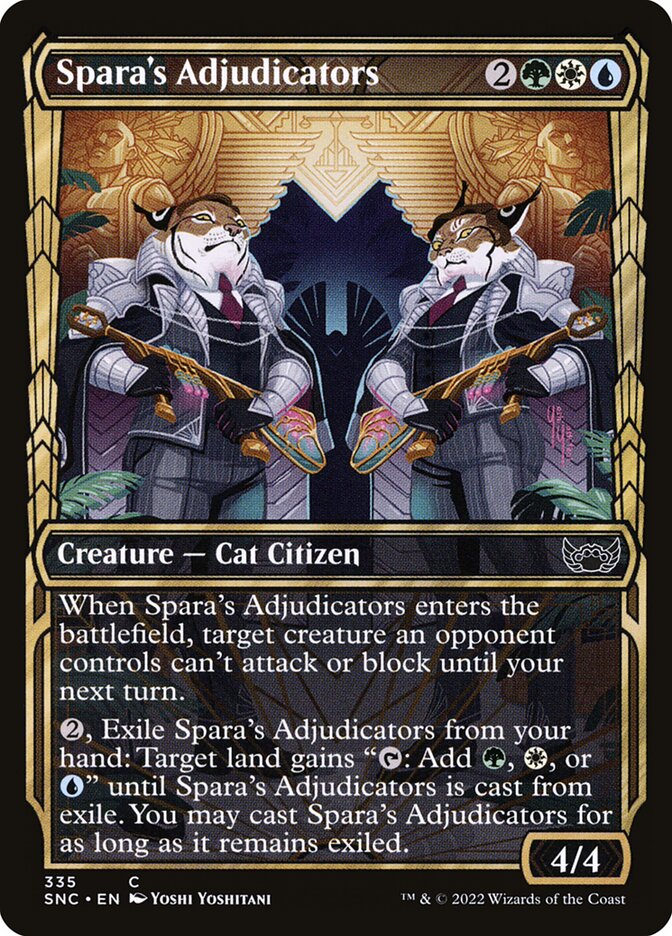 Spara's Adjudicators – Common Magic: The Gathering card from Streets of New Capenna (#335)