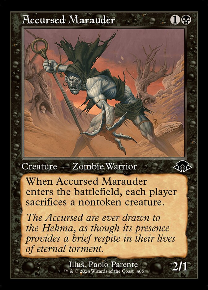 Accursed Marauder – Common Magic: The Gathering card from Modern Horizons 3 (#405)