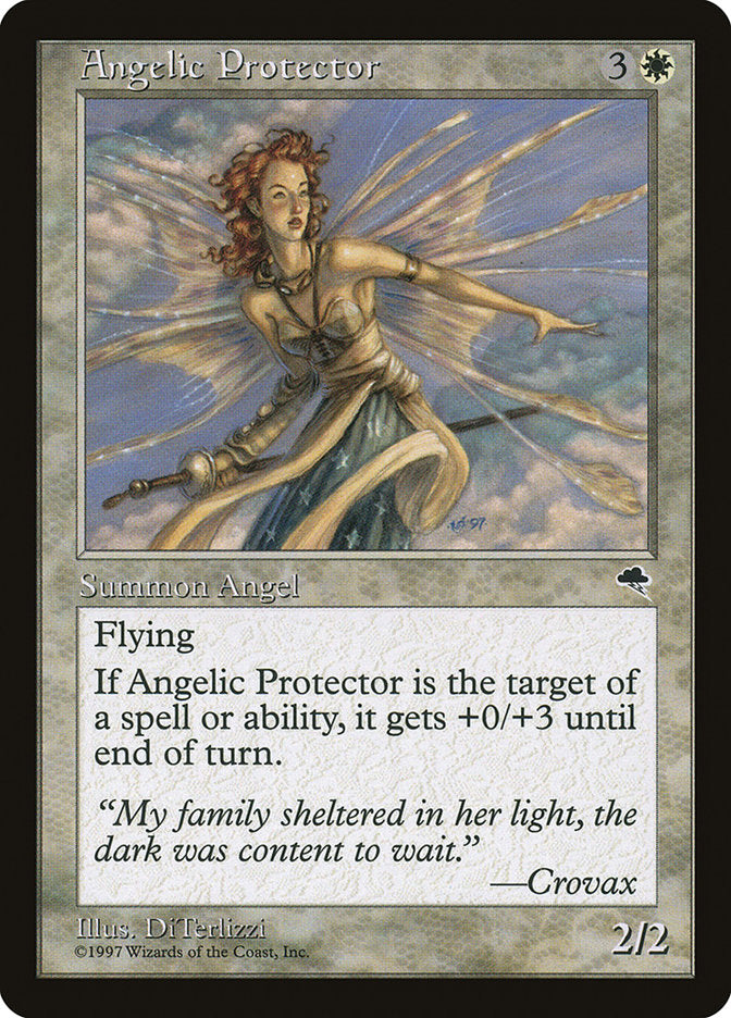 Angelic Protector – Uncommon Magic: The Gathering card from Tempest (#2)