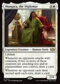 Mangara, the Diplomat – Rare Magic: The Gathering card from Tarkir: Dragonstorm Commander (#124)