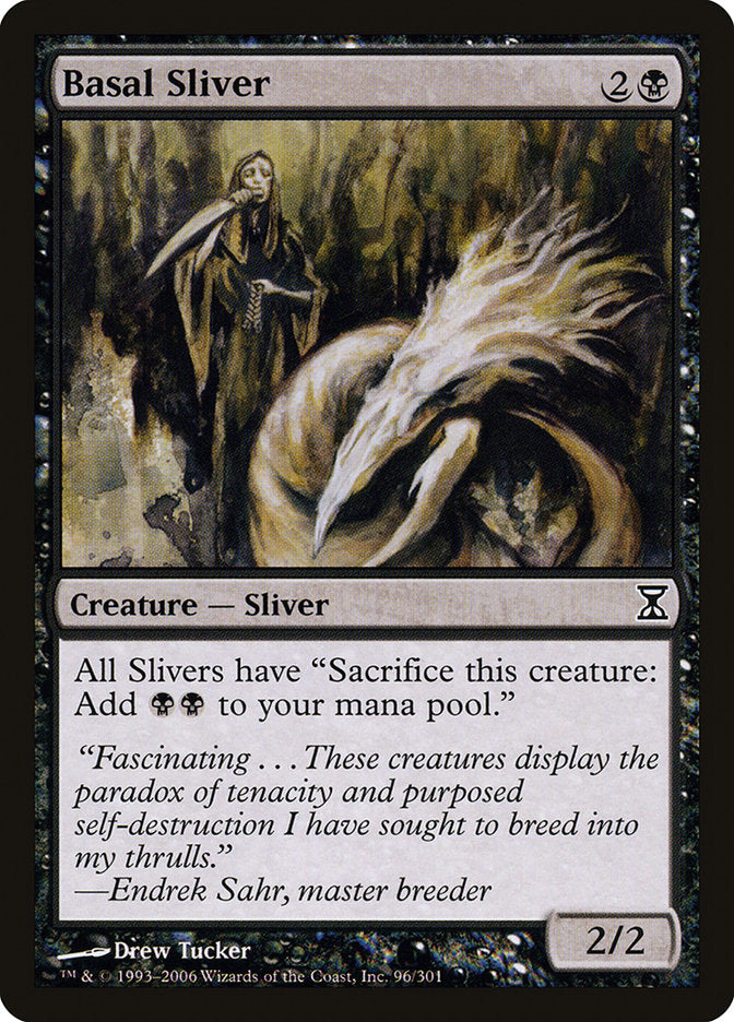Basal Sliver – Common Magic: The Gathering card from Time Spiral (#96)