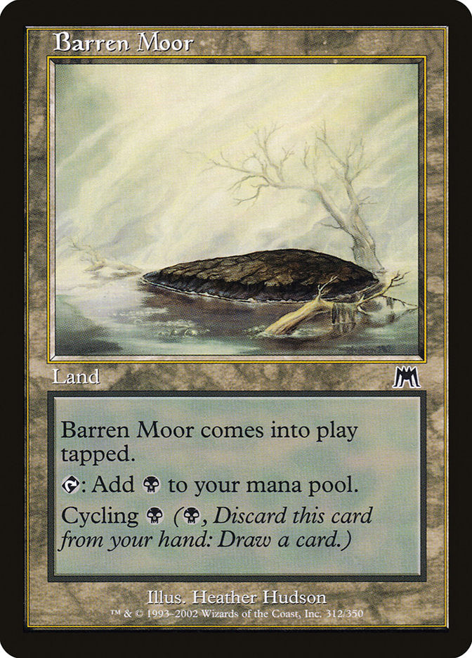 Barren Moor – Common Magic: The Gathering card from Onslaught (#312)