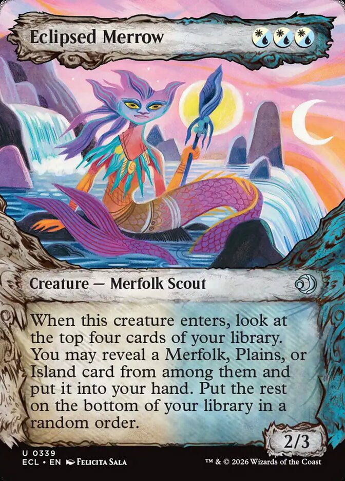 Eclipsed Merrow – Uncommon Magic: The Gathering card from Lorwyn Eclipsed (#339)