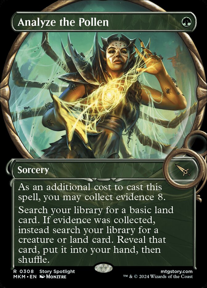 Analyze the Pollen – Rare Magic: The Gathering card from Murders at Karlov Manor (#308)