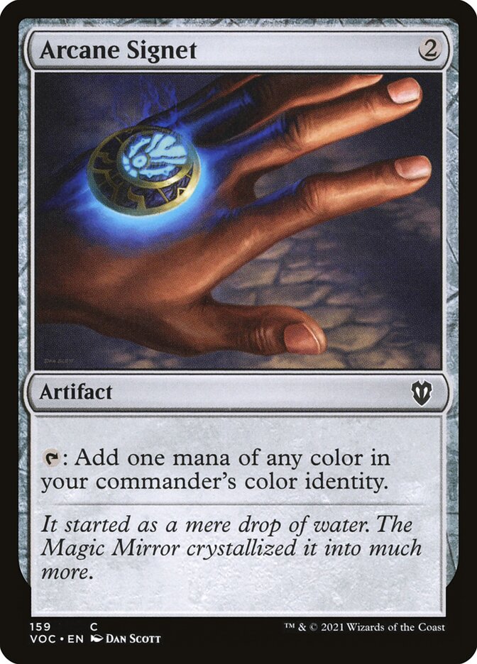 Arcane Signet – Common Magic: The Gathering card from Crimson Vow Commander (#159)