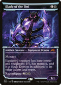 Blade of the Oni – Mythic Magic: The Gathering card from Kamigawa: Neon Dynasty (#377)