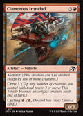 Clamorous Ironclad – Common Magic: The Gathering card from Aetherdrift (#117)