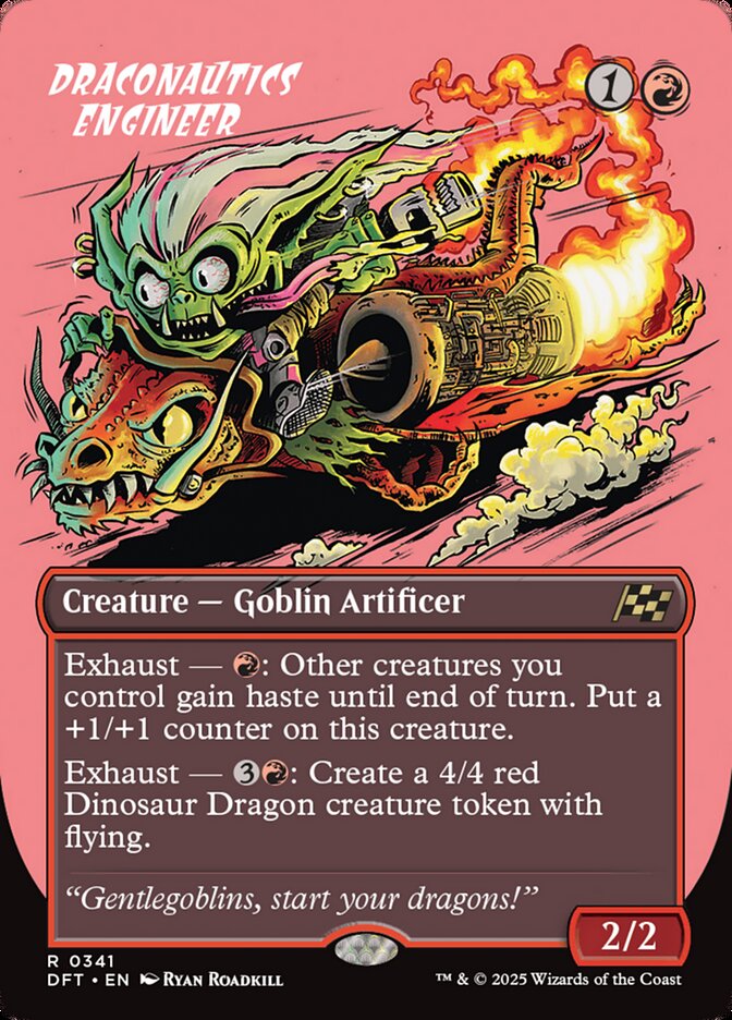 Draconautics Engineer – Rare Magic: The Gathering card from Aetherdrift (#341)