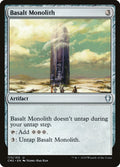Basalt Monolith – Uncommon Magic: The Gathering card from Commander Anthology Volume II (#173)