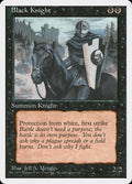 Black Knight – Uncommon Magic: The Gathering card from Fourth Edition (#121)