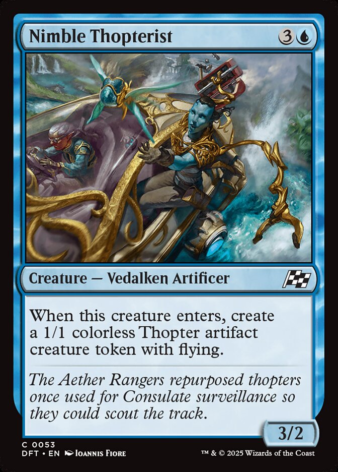 Nimble Thopterist – Common Magic: The Gathering card from Aetherdrift (#53)
