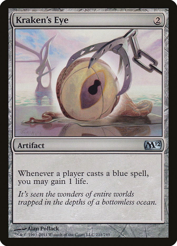 Kraken's Eye – Uncommon Magic: The Gathering card from Magic 2012 (#211)