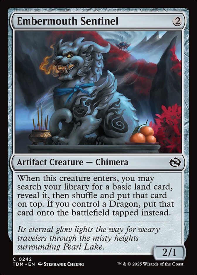 Embermouth Sentinel – Common Magic: The Gathering card from Tarkir: Dragonstorm (#242)