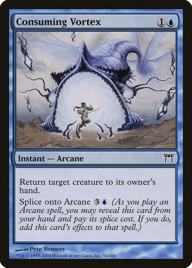 Consuming Vortex – Common Magic: The Gathering card from Champions of Kamigawa (#54)