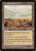 Abandoned Outpost – Common Magic: The Gathering card from Odyssey (#312)