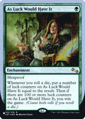 As Luck Would Have It – Rare Magic: The Gathering card from The List (Unfinity Foil Edition) (#33)
