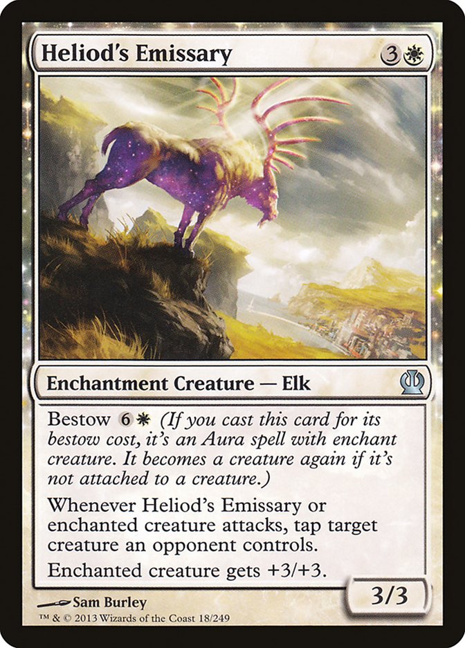 Heliod's Emissary – Uncommon Magic: The Gathering card from Theros (#18)