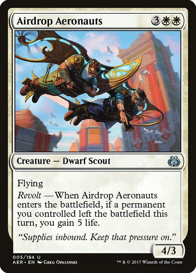 Airdrop Aeronauts – Uncommon Magic: The Gathering card from Aether Revolt (#5)