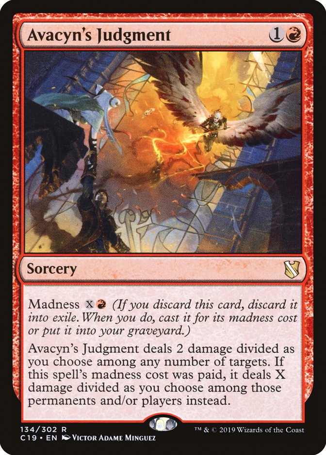 Avacyn's Judgment – Rare Magic: The Gathering card from Commander 2019 (#134)