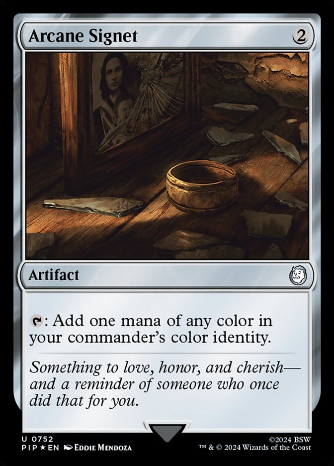Arcane Signet – Uncommon Magic: The Gathering card from Fallout (#752)