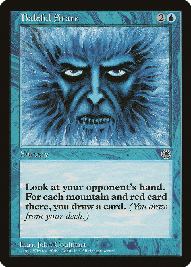 Baleful Stare – Uncommon Magic: The Gathering card from Portal (#42)