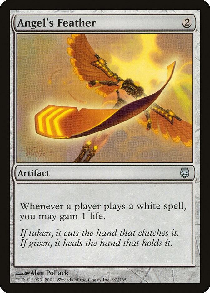 Angel's Feather – Uncommon Magic: The Gathering card from Darksteel (#92)