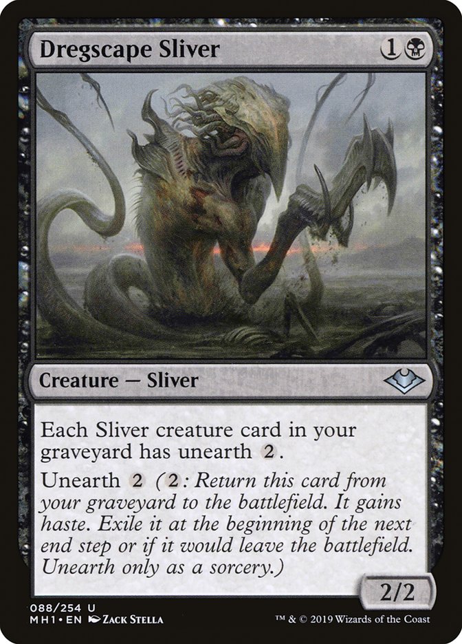 Dregscape Sliver – Uncommon Magic: The Gathering card from Modern Horizons (#88)