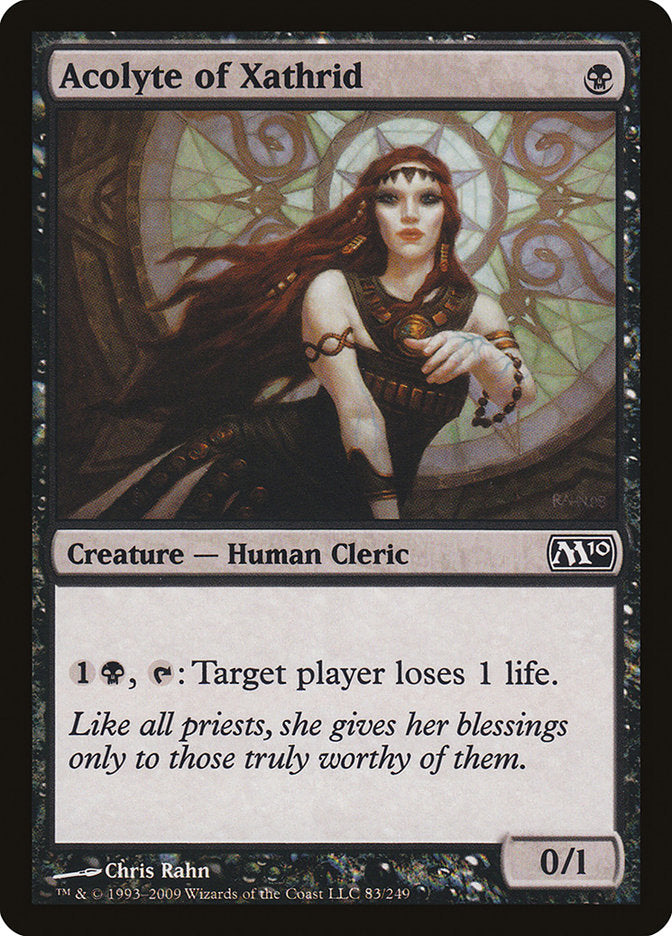Acolyte of Xathrid – Common Magic: The Gathering card from Magic 2010 (#83)