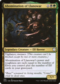 Abomination of Llanowar – Uncommon Magic: The Gathering card from Kaldheim Commander (#81)