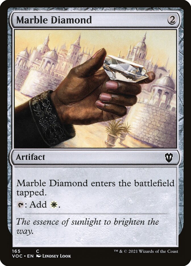 Marble Diamond – Common Magic: The Gathering card from Crimson Vow Commander (#165)