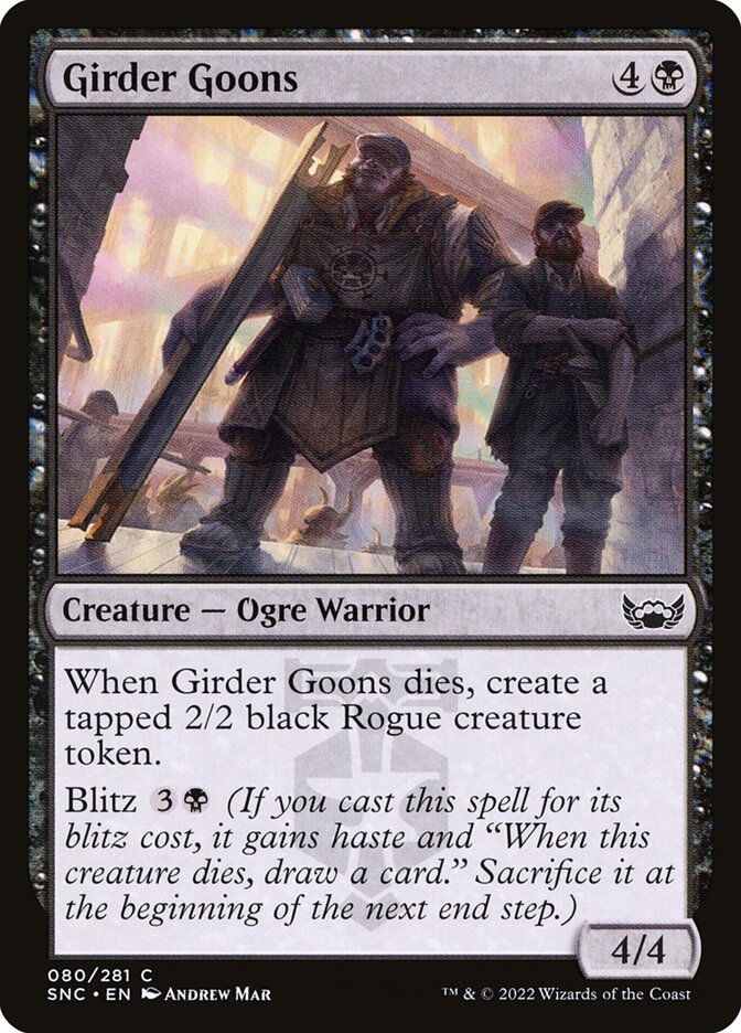 Girder Goons – Common Magic: The Gathering card from Streets of New Capenna (#80)