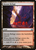 Akoum Refuge – Uncommon Magic: The Gathering card from Commander 2011 (#264)