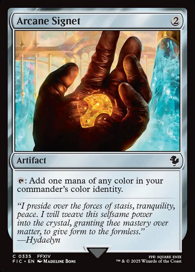 Arcane Signet – Common Magic: The Gathering card from Final Fantasy Commander (#335)
