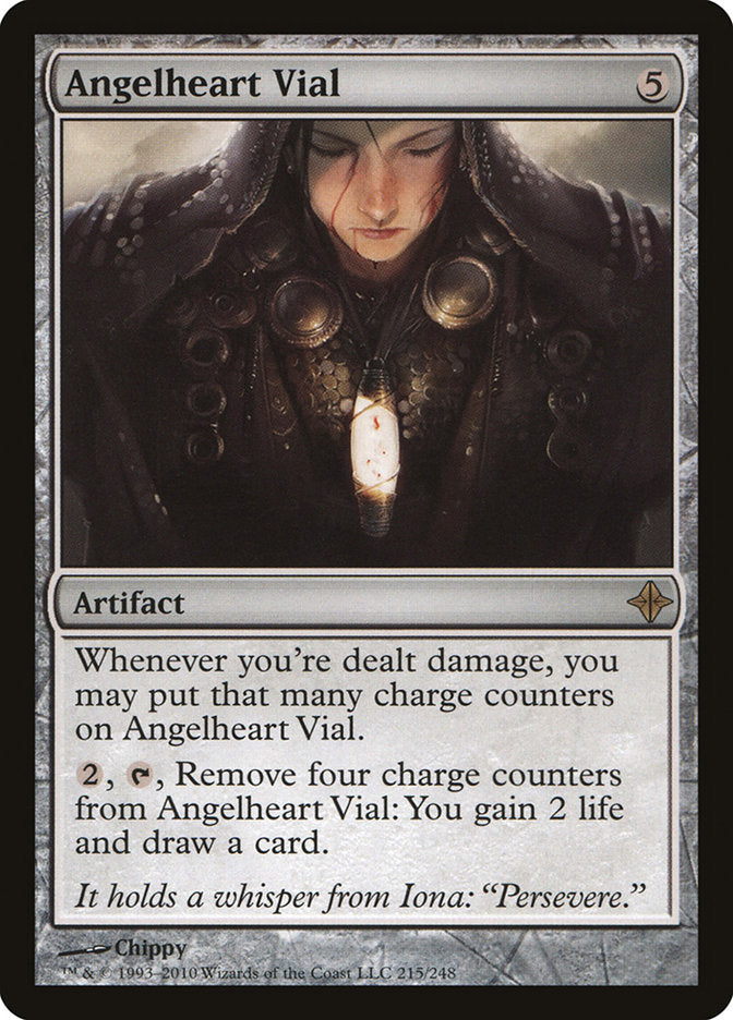 Angelheart Vial – Rare Magic: The Gathering card from Rise of the Eldrazi (#215)