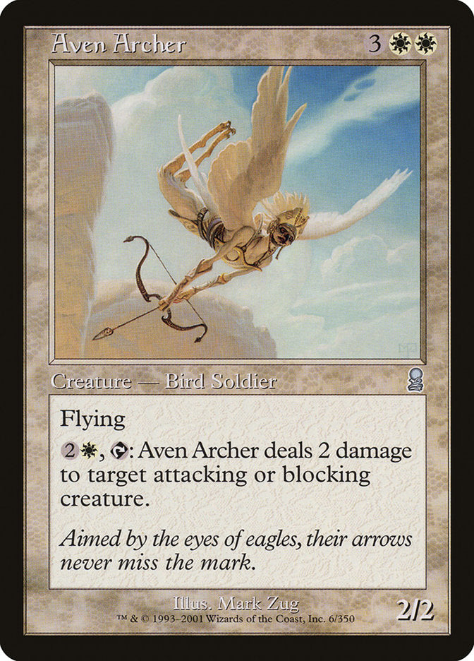 Aven Archer – Uncommon Magic: The Gathering card from Odyssey (#6)