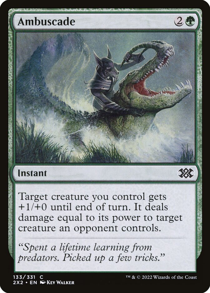 Ambuscade – Common Magic: The Gathering card from Double Masters 2022 (#133)