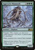 Aggressive Mammoth – Rare Magic: The Gathering card from Core Set 2020 (#337)