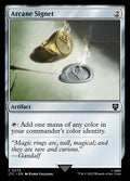 Arcane Signet – Common Magic: The Gathering card from Tales of Middle-earth Commander (#273)