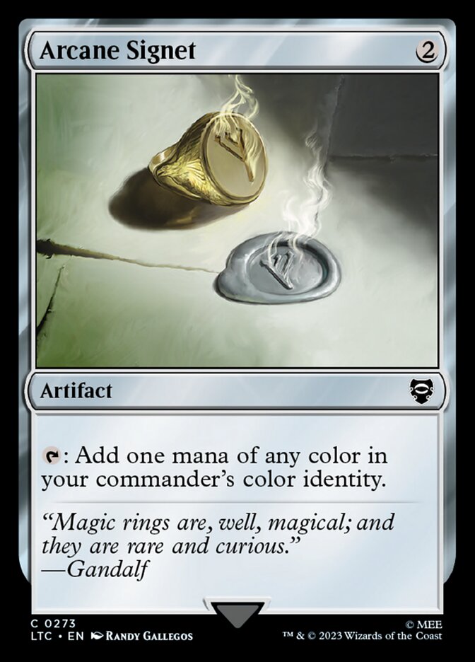 Arcane Signet – Common Magic: The Gathering card from Tales of Middle-earth Commander (#273)