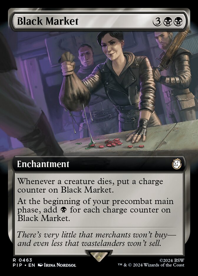 Black Market – Rare Magic: The Gathering card from Fallout (#463)