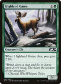 Highland Game – Common Magic: The Gathering card from Core Set 2019 (#188)