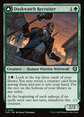 Duskwatch Recruiter // Krallenhorde Howler – Uncommon Magic: The Gathering card from Innistrad Remastered (#193)