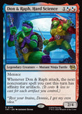 Don & Raph, Hard Science – Rare Magic: The Gathering card from Teenage Mutant Ninja Turtles (#144)