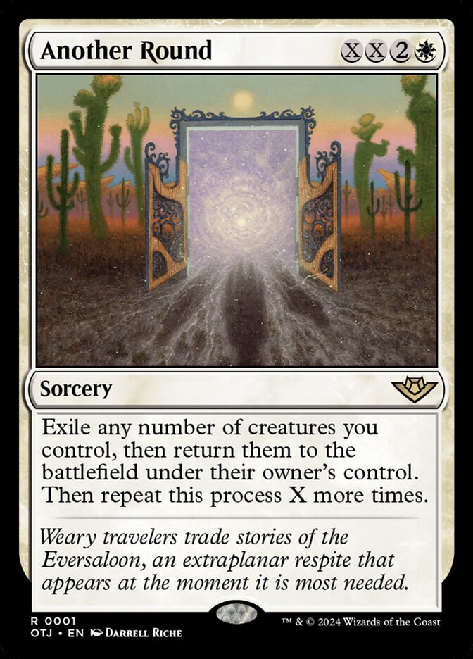 Another Round – Rare Magic: The Gathering card from Outlaws of Thunder Junction (#1)