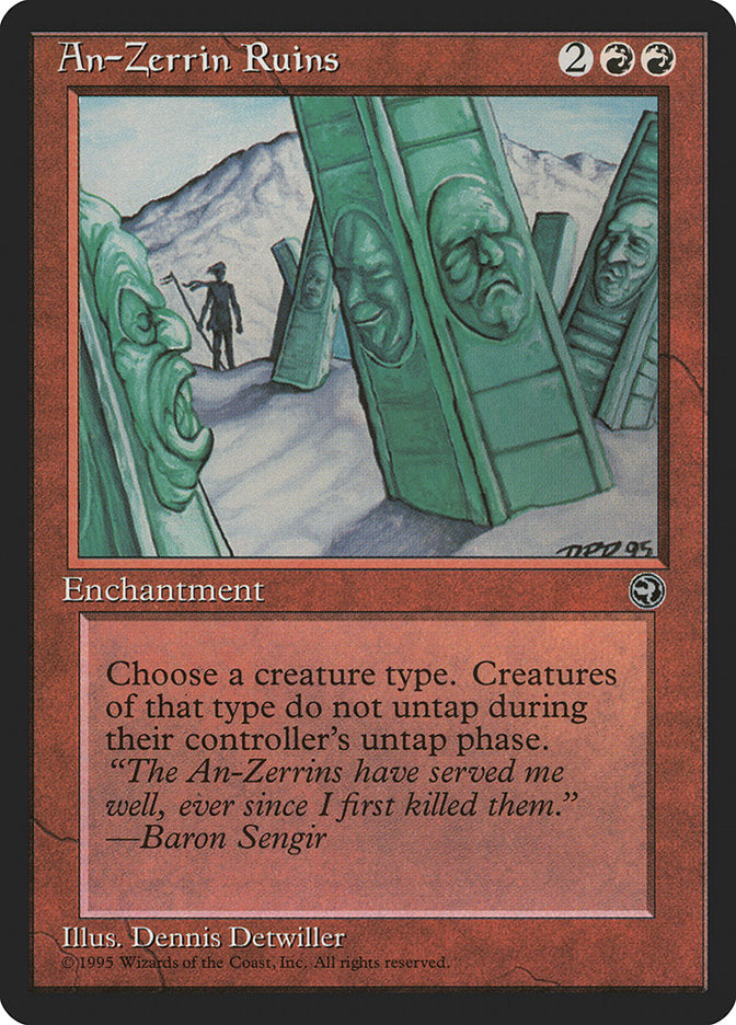 An-Zerrin Ruins – Rare Magic: The Gathering card from Homelands (#64)