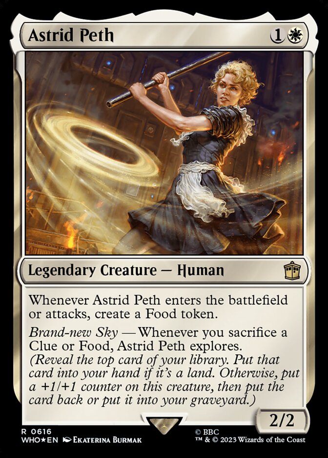 Astrid Peth – Rare Magic: The Gathering card from Doctor Who (#616)