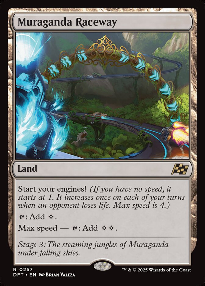 Muraganda Raceway – Rare Magic: The Gathering card from Aetherdrift (#257)