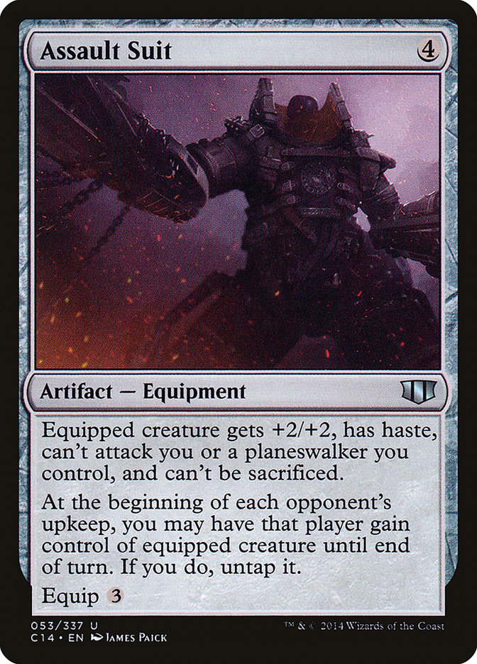 Assault Suit – Uncommon Magic: The Gathering card from Commander 2014 (#53)