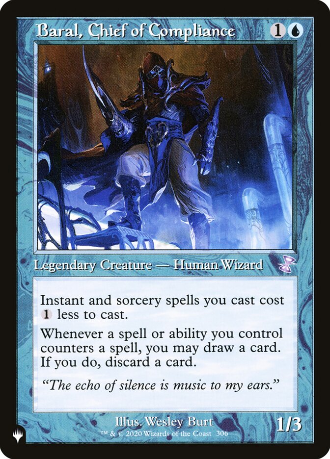Baral, Chief of Compliance – Special Magic: The Gathering card from The List (#TSR-306)